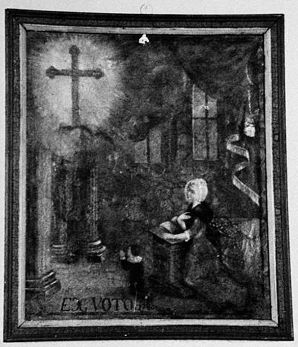07 - Un ex-voto de la chapelle : vol&eacute; en 1991